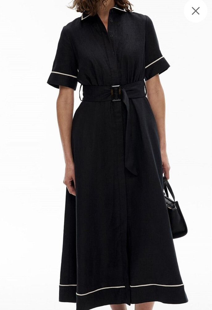 witchery linen shirt dress Linen Shirt Dress in Oyster by Witchery for Hire