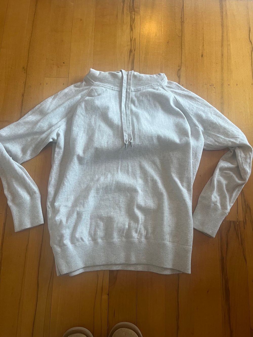 Sills Grey Hooded Jumper