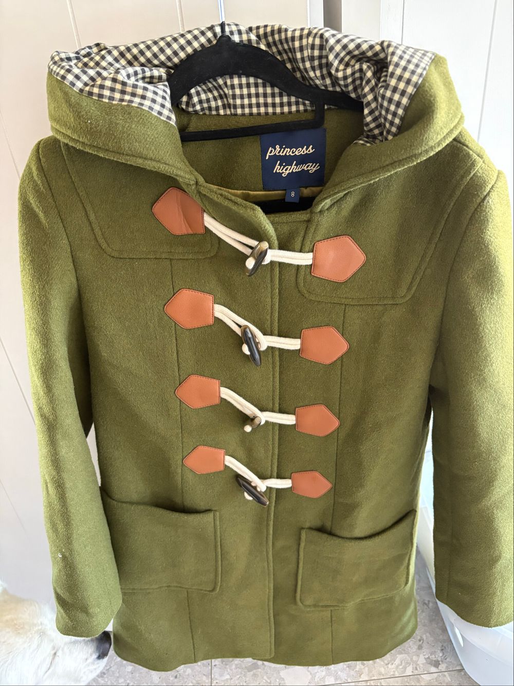 Princess Highway Vintage Green Duffle Coat