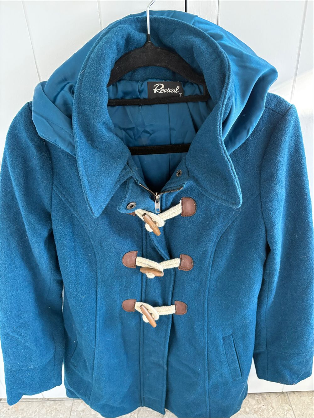 Revival Vintage Blue Duffle Coat
