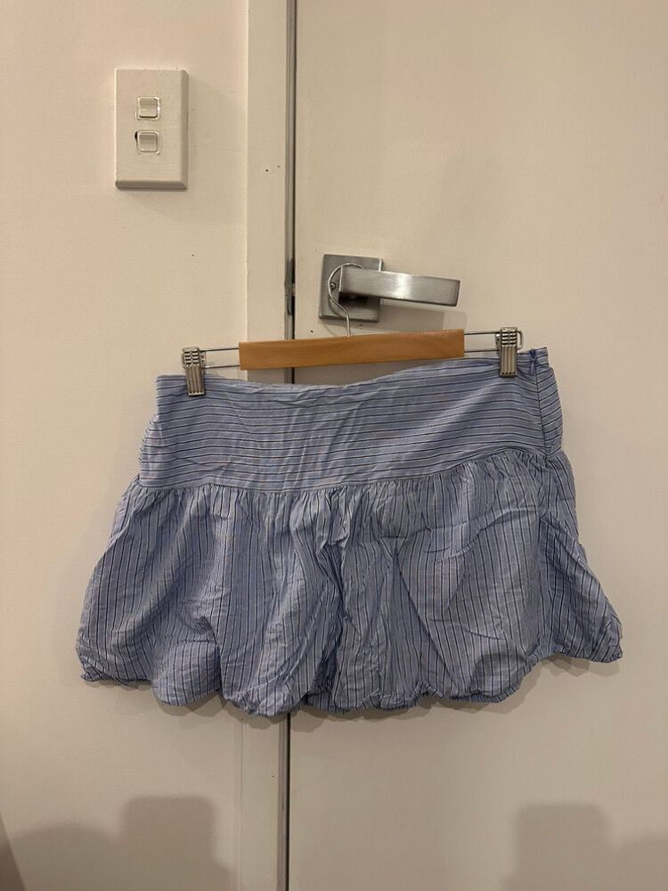 Pull&Bear Blue Bubble skirt