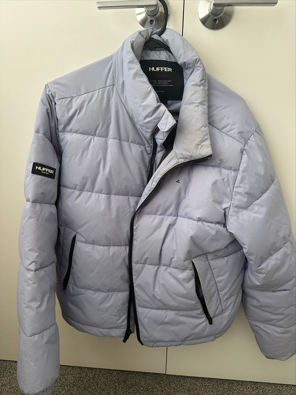 HUFFER Purple Puffer Jacket