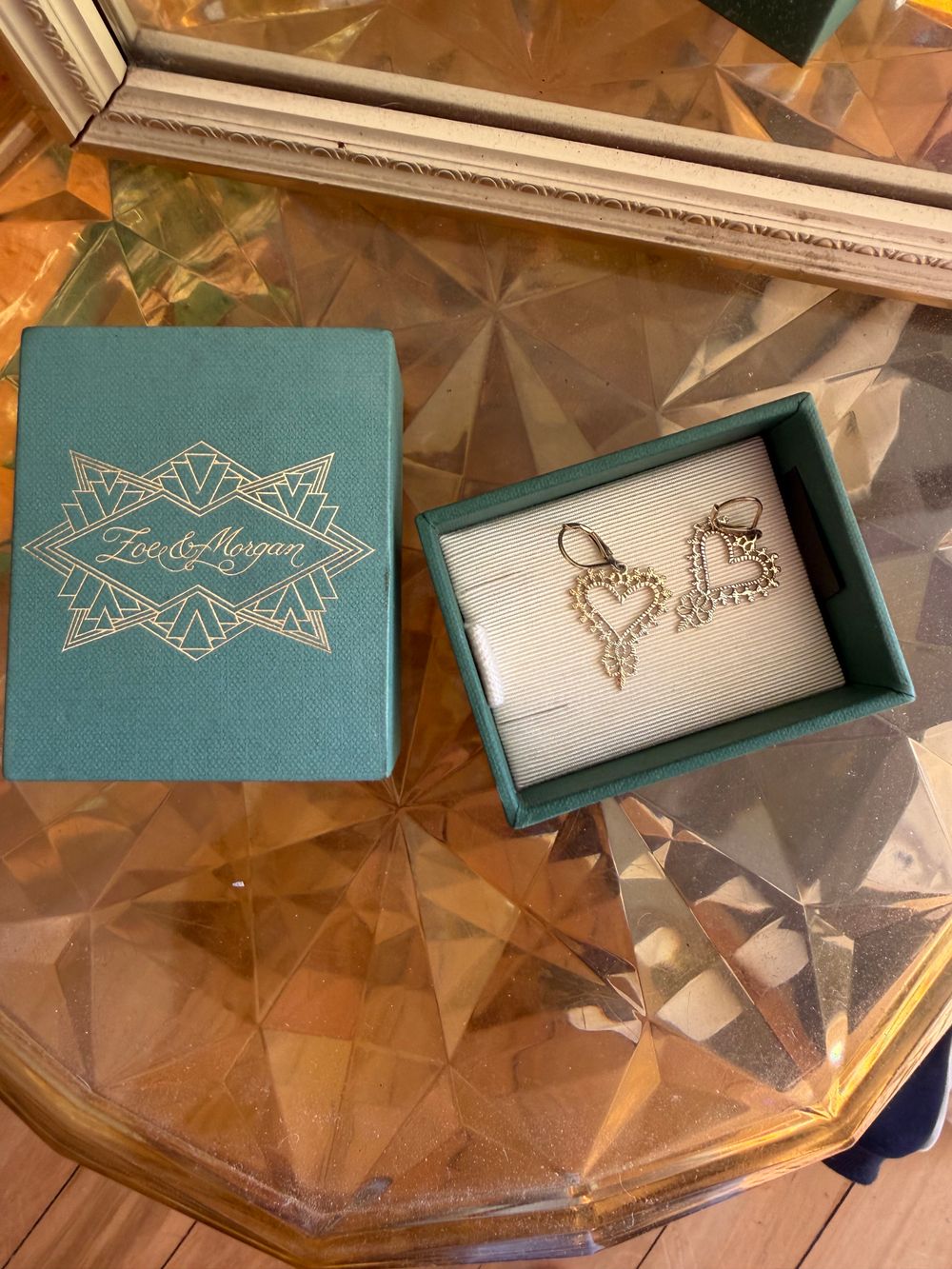 Zoe & Morgan Gypsy Heart Earrings - Gold Vermeil