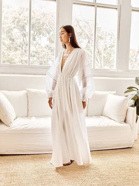 Joslin - MELINDA LINEN RAMIE MAXI DRESS on Designer Wardrobe