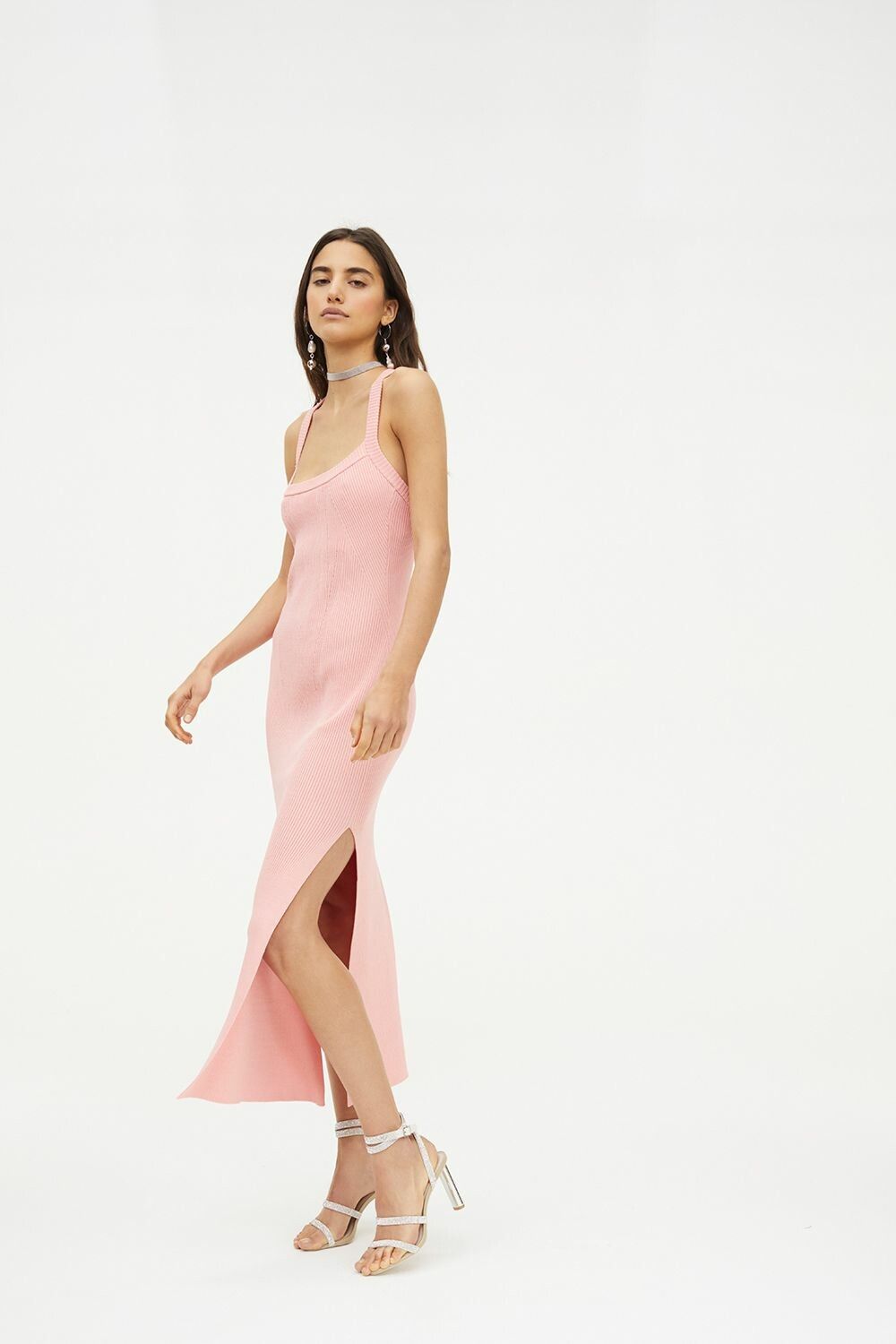 Sweet Ride Knit Dress pastel pink