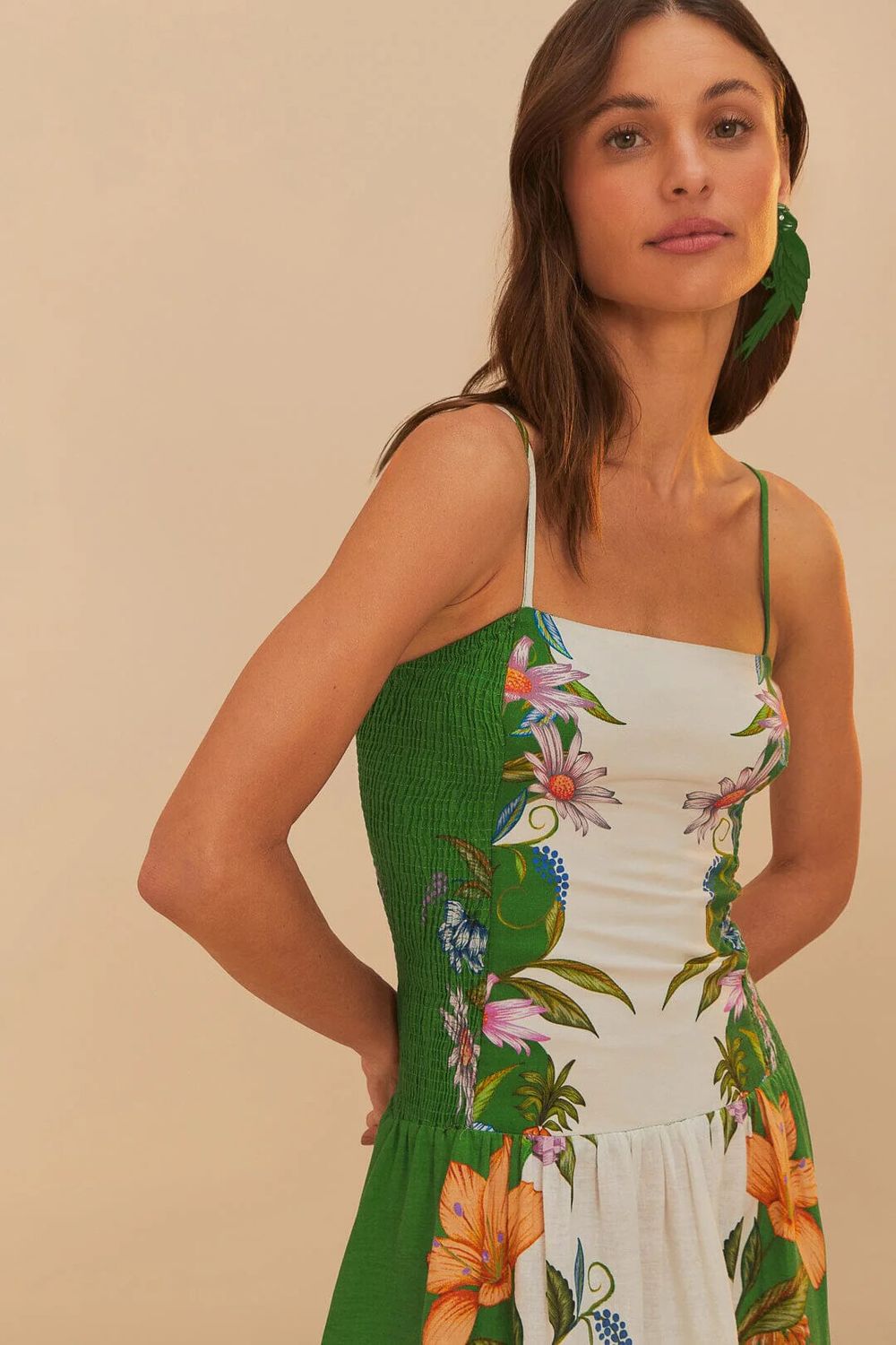off-white sweet bloom dreamscape lenzing™ ecovero™ euroflax™ midi dress