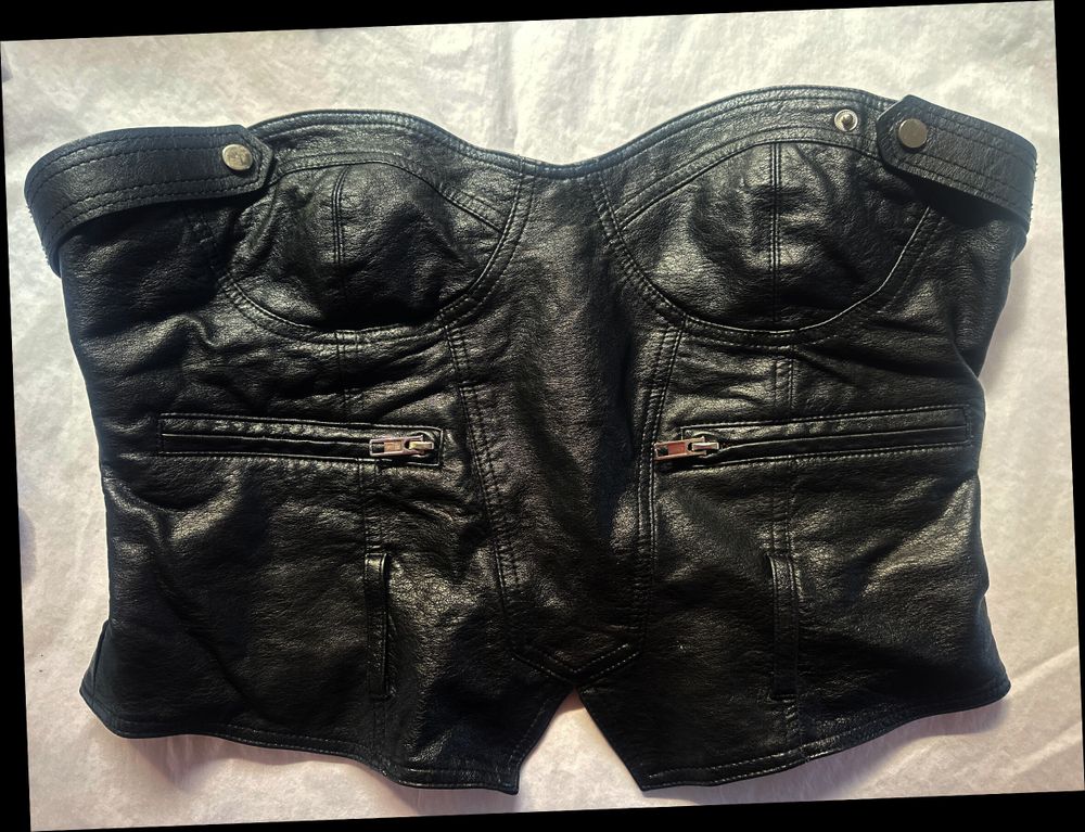 Lioness Faux Leather Top