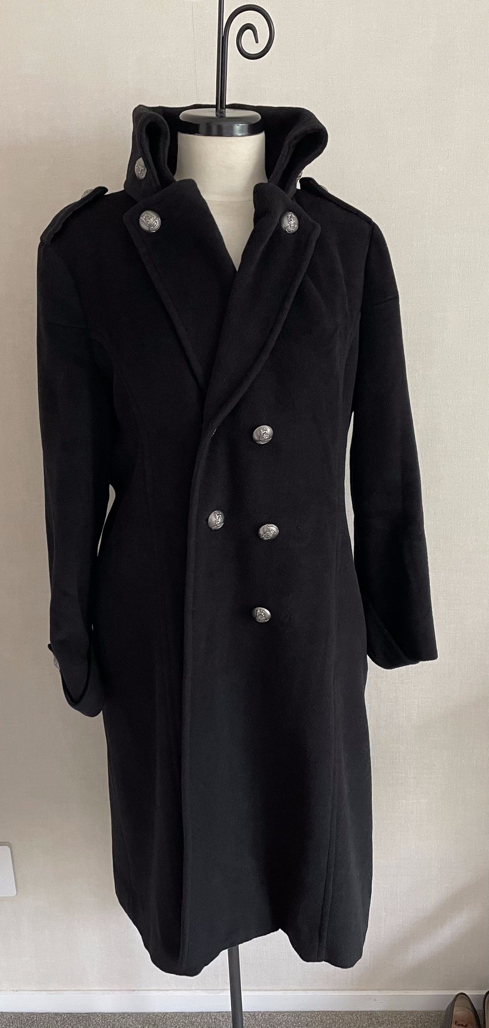 Trelise Cooper Black Russian /Raphael Military Coat -  Rare Archive Piece.