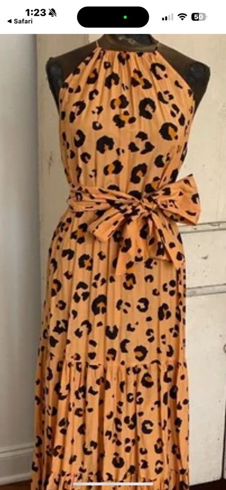 Tigerlily Maxi Cotton Mix Animal Print (to Fit 8)