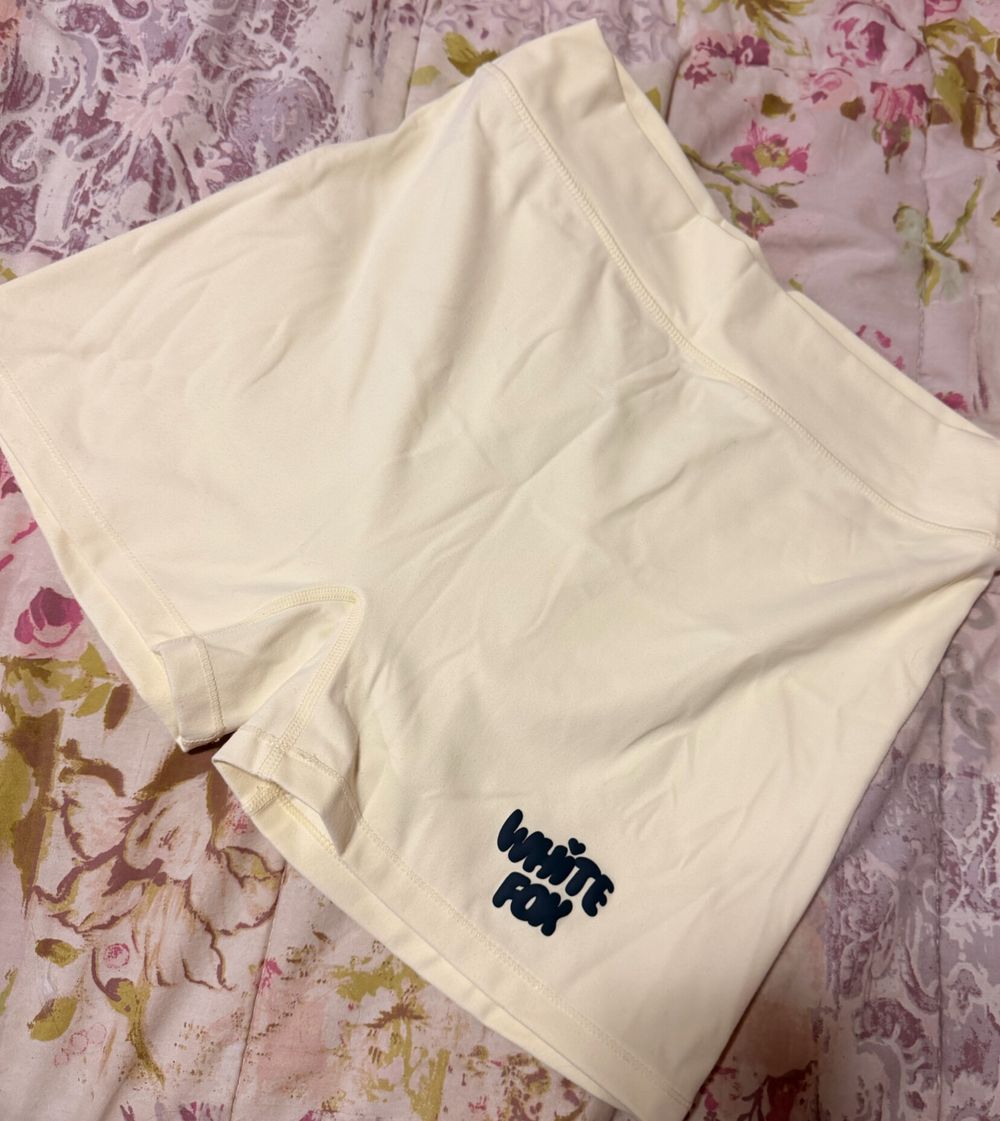 White Fox Cream Shorts