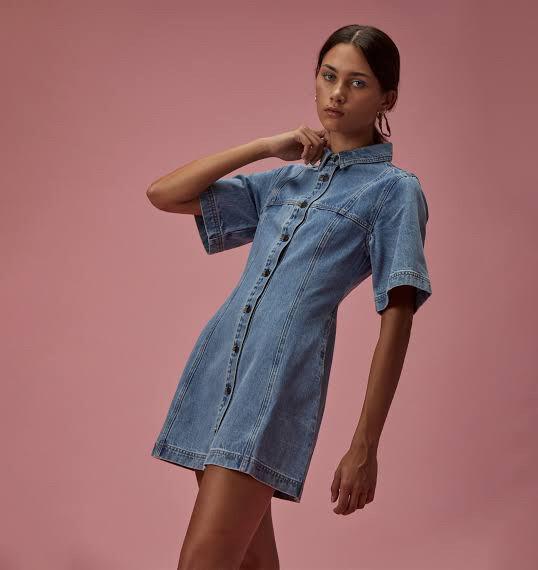 I Love Ugly - BWNT Lula Denim Dress