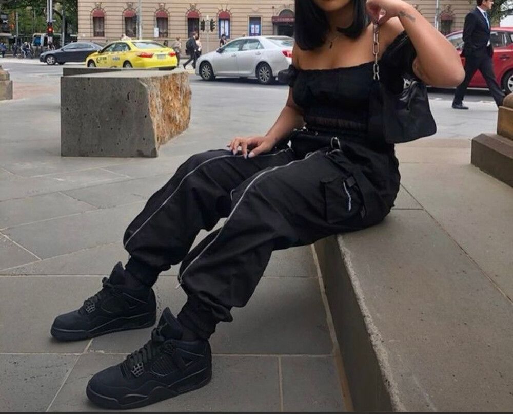 jordan black cat women's