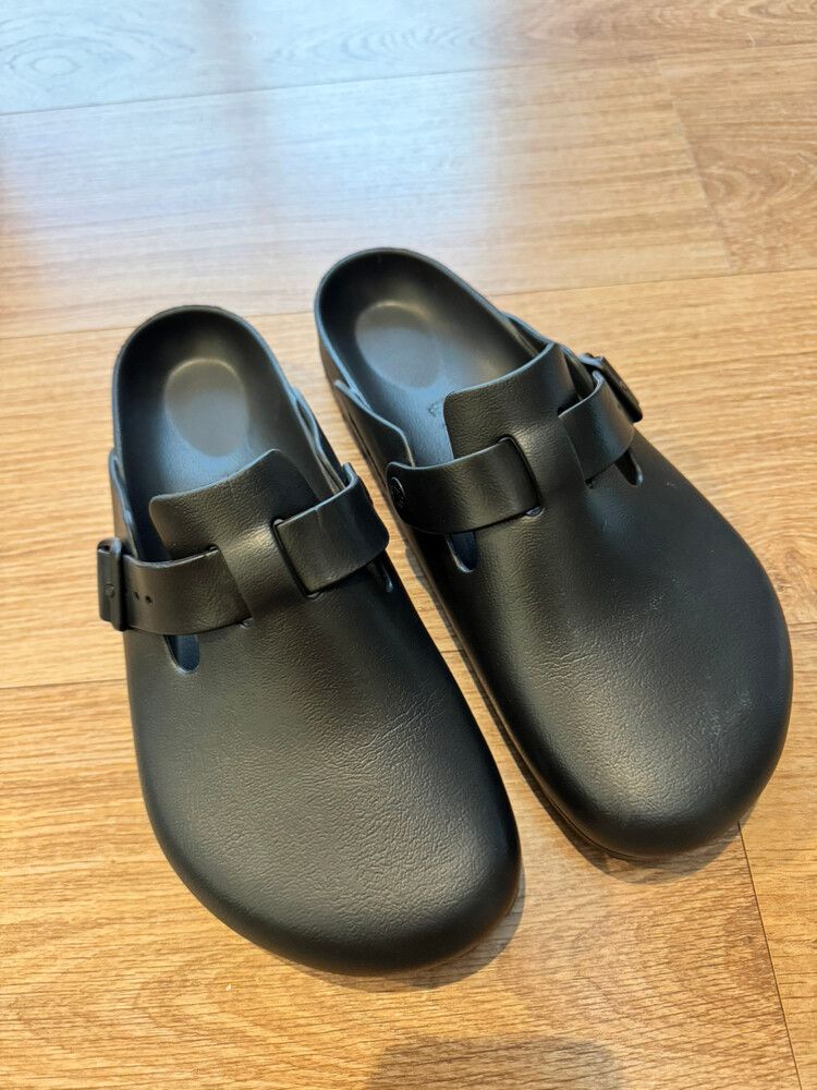 Birkenstock Black Boston EVA Clogs