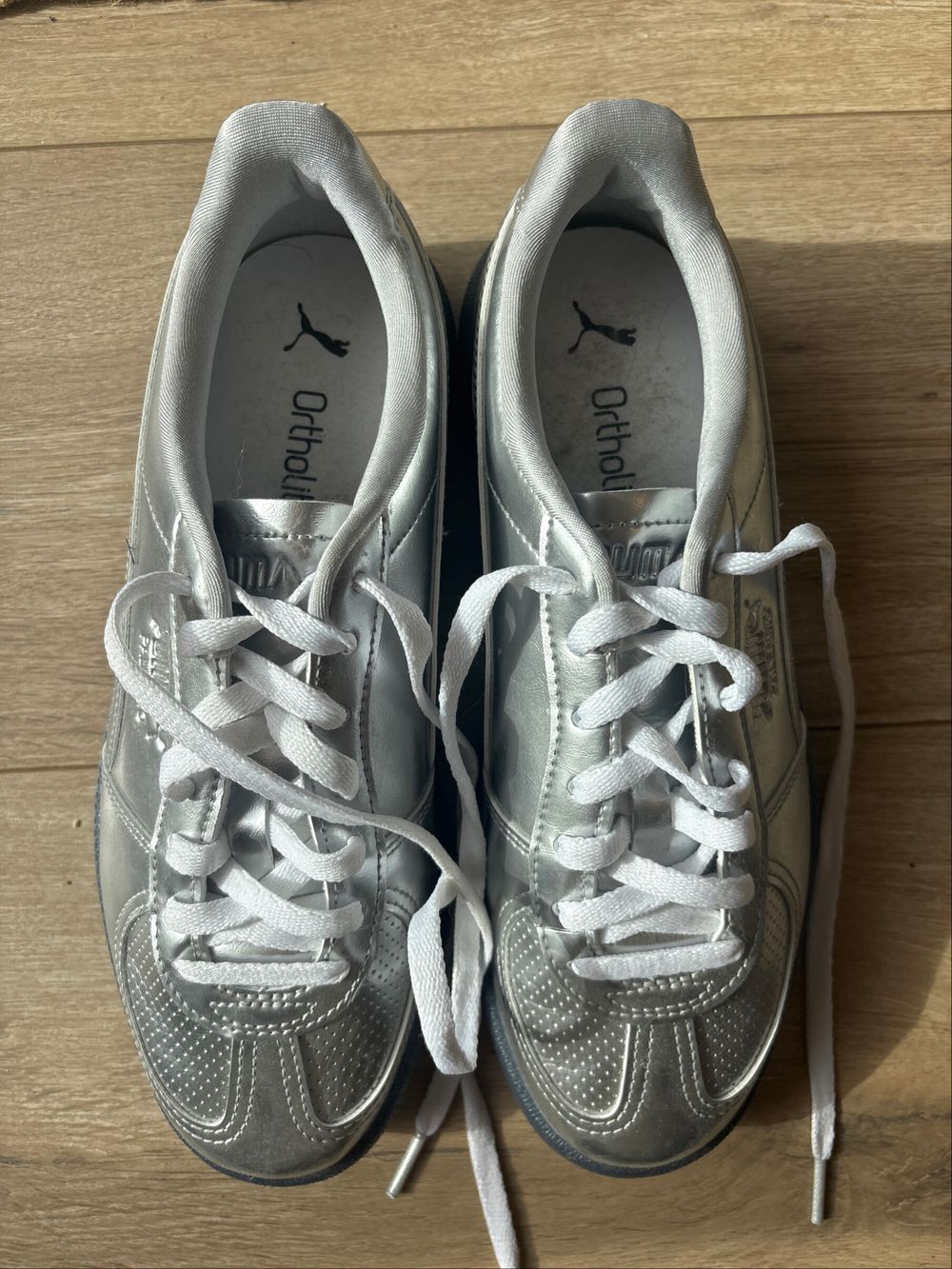 Puma Silver Palermo Sneakers