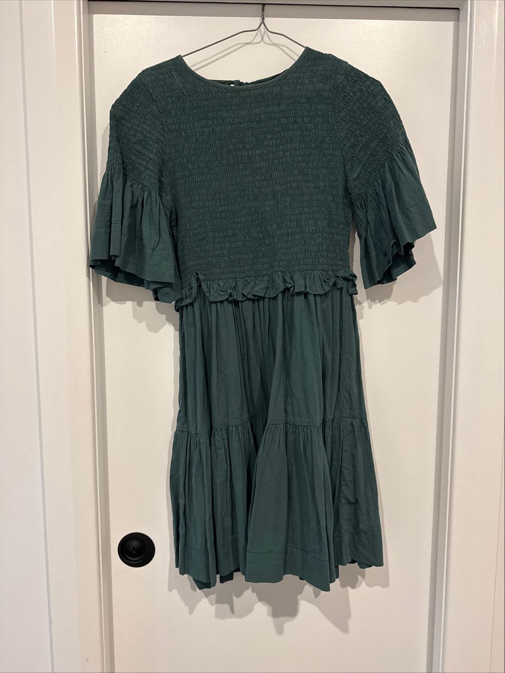 Blak Luxe Green Dress- 100% cotton