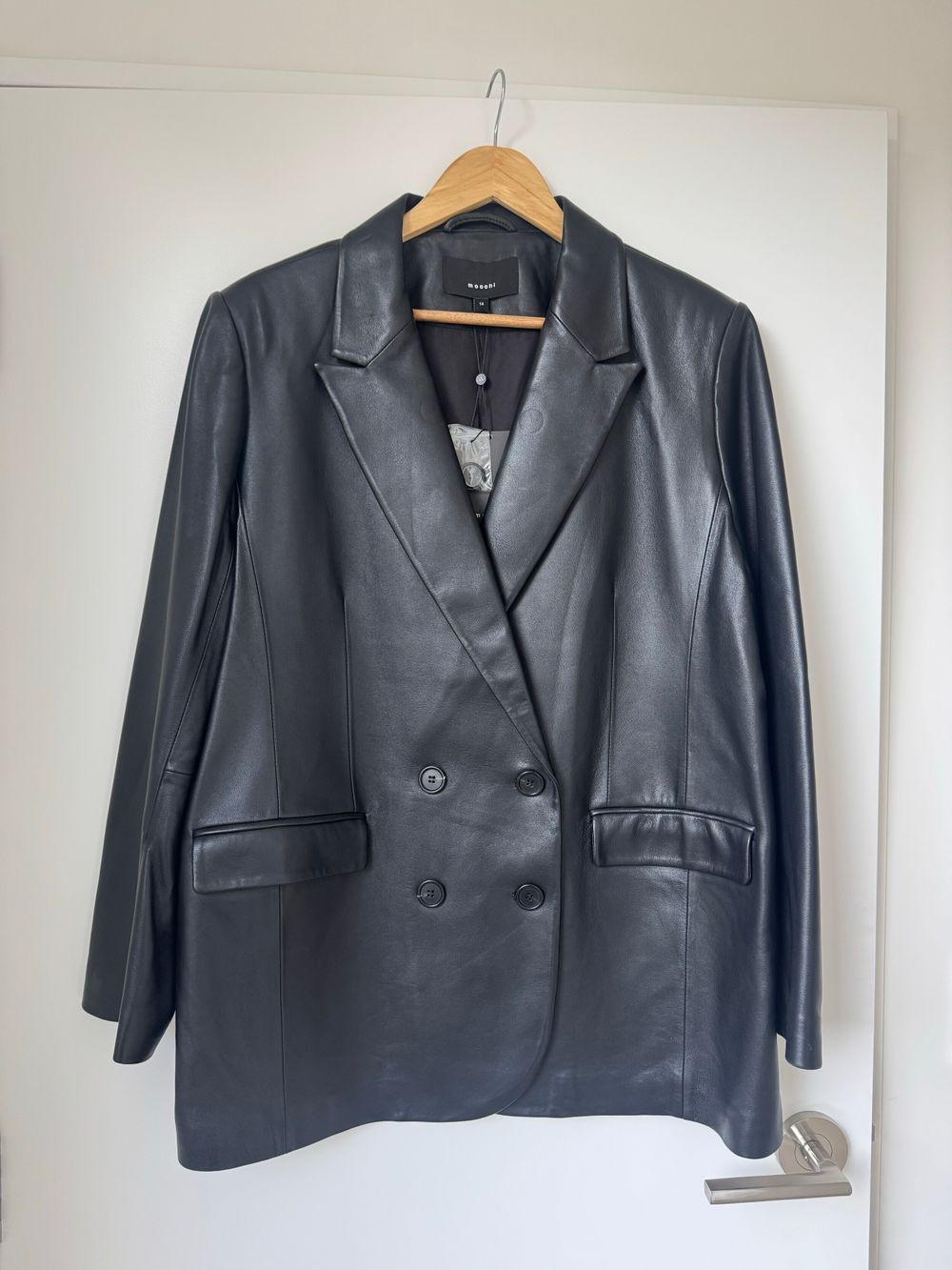 Moochi Leather Blazer