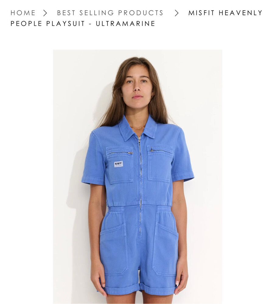 MISFIT Heavenly People Playsuit