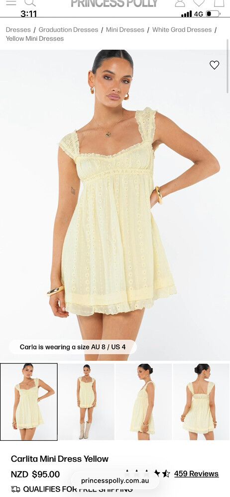 Princess Polly - Princess Polly Carlita Mini Dress on Designer Wardrobe