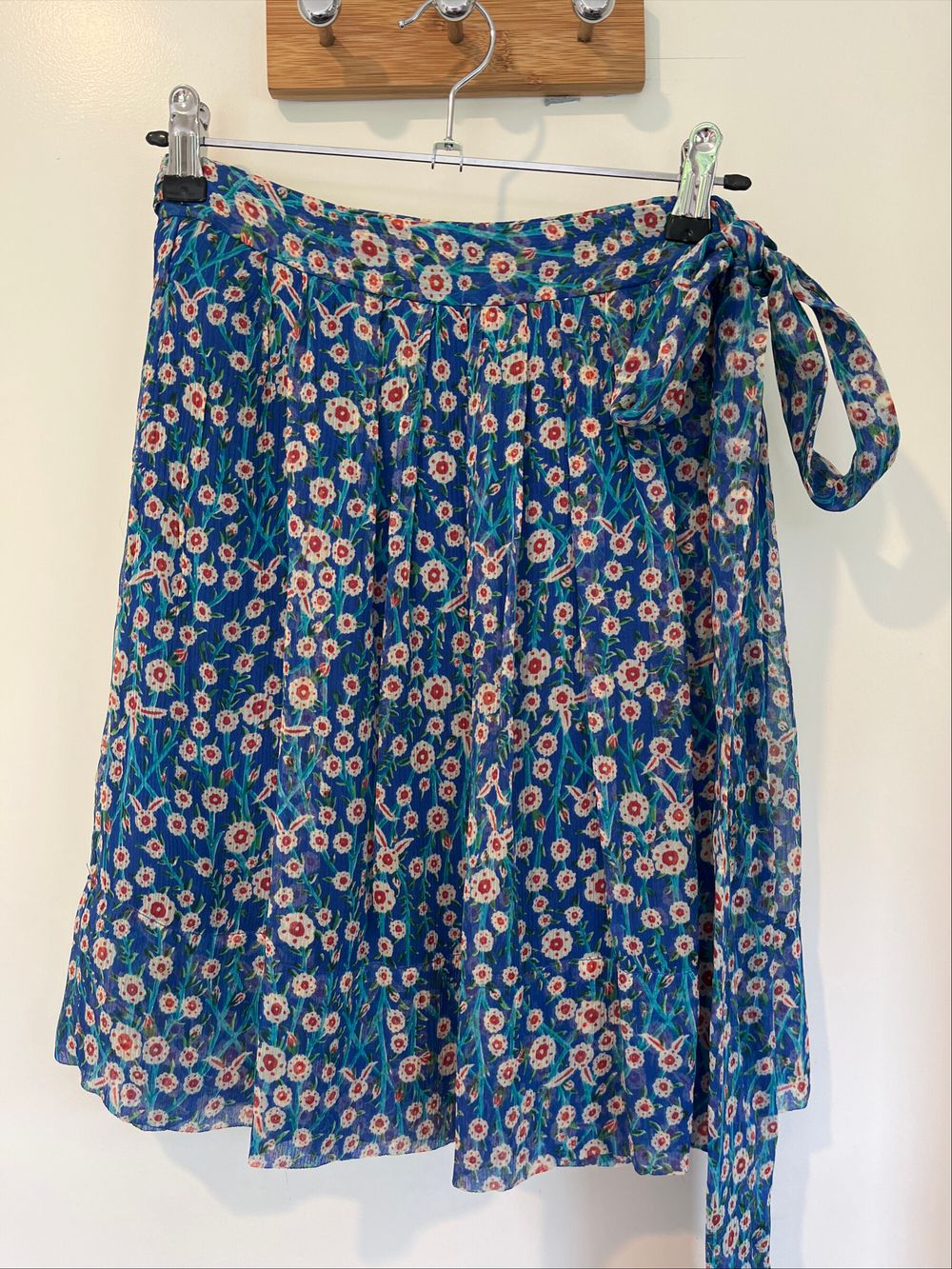 Isabel Marant Étoile Blue Floral Skirt