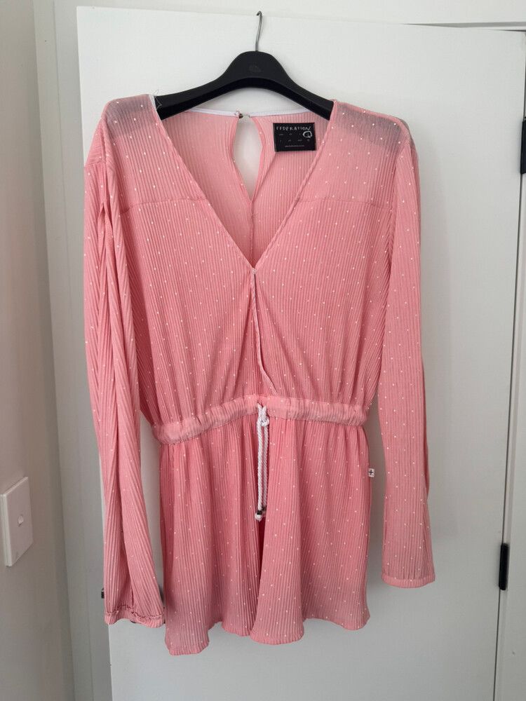 Federation Pink Playsuit Size M