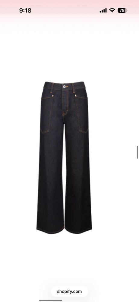 Ruby Merci Denim Jeans - Dark indigo