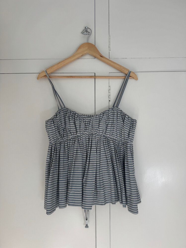 Maggie Marilyn Blue Stripe Top
