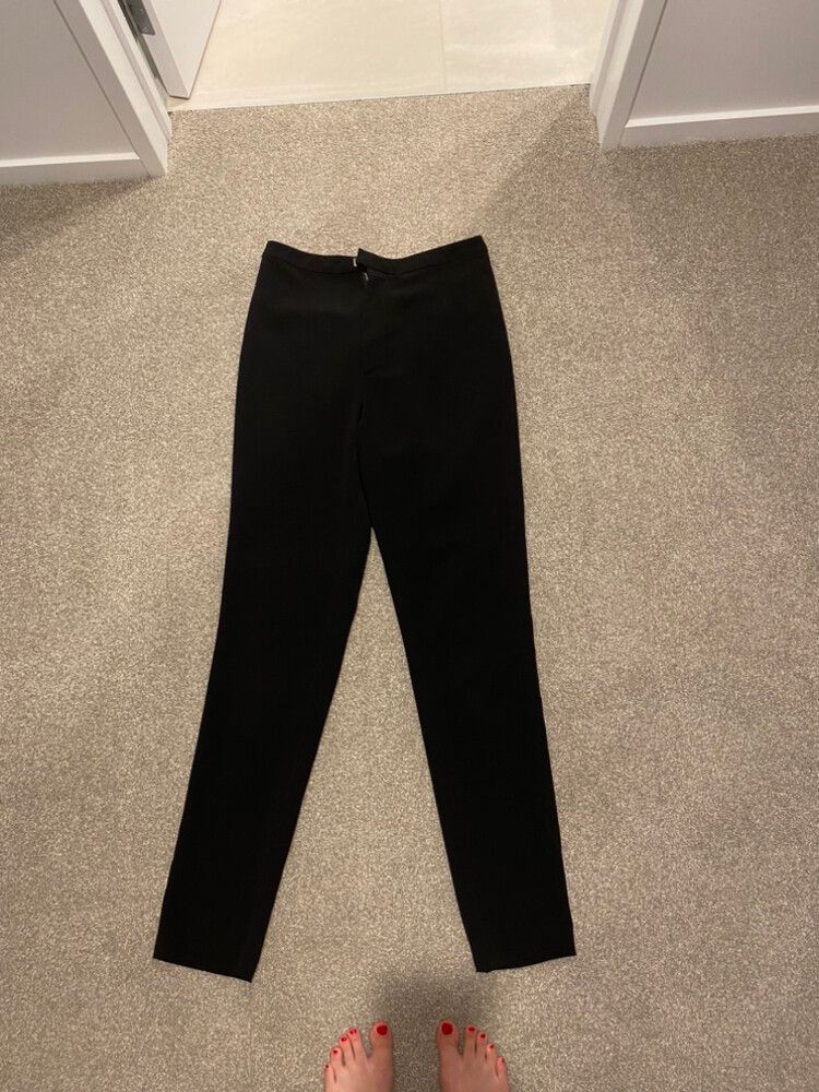 Black reformation pants