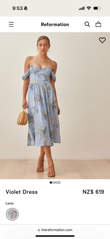 Reformation floral dress