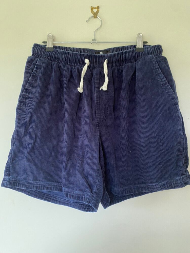 Absent Navy Corduroy Shorts