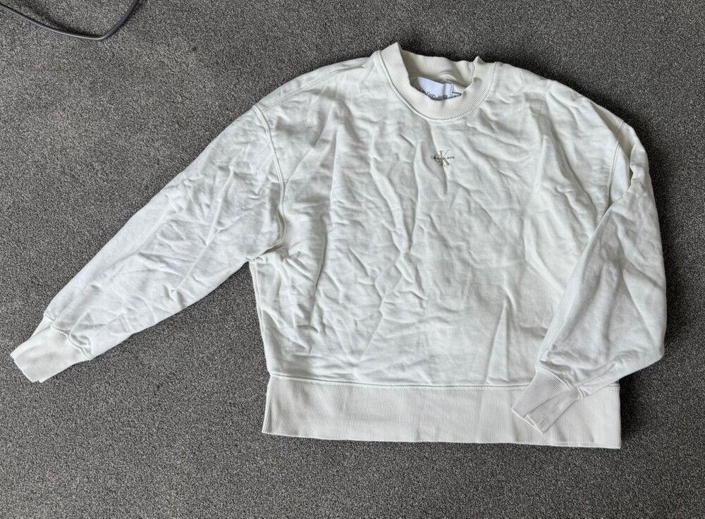 Calvin Klein Jeans Cream Jumper