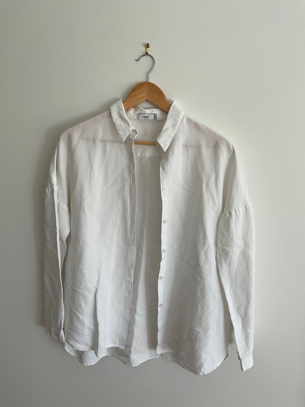 Liam White Shirt