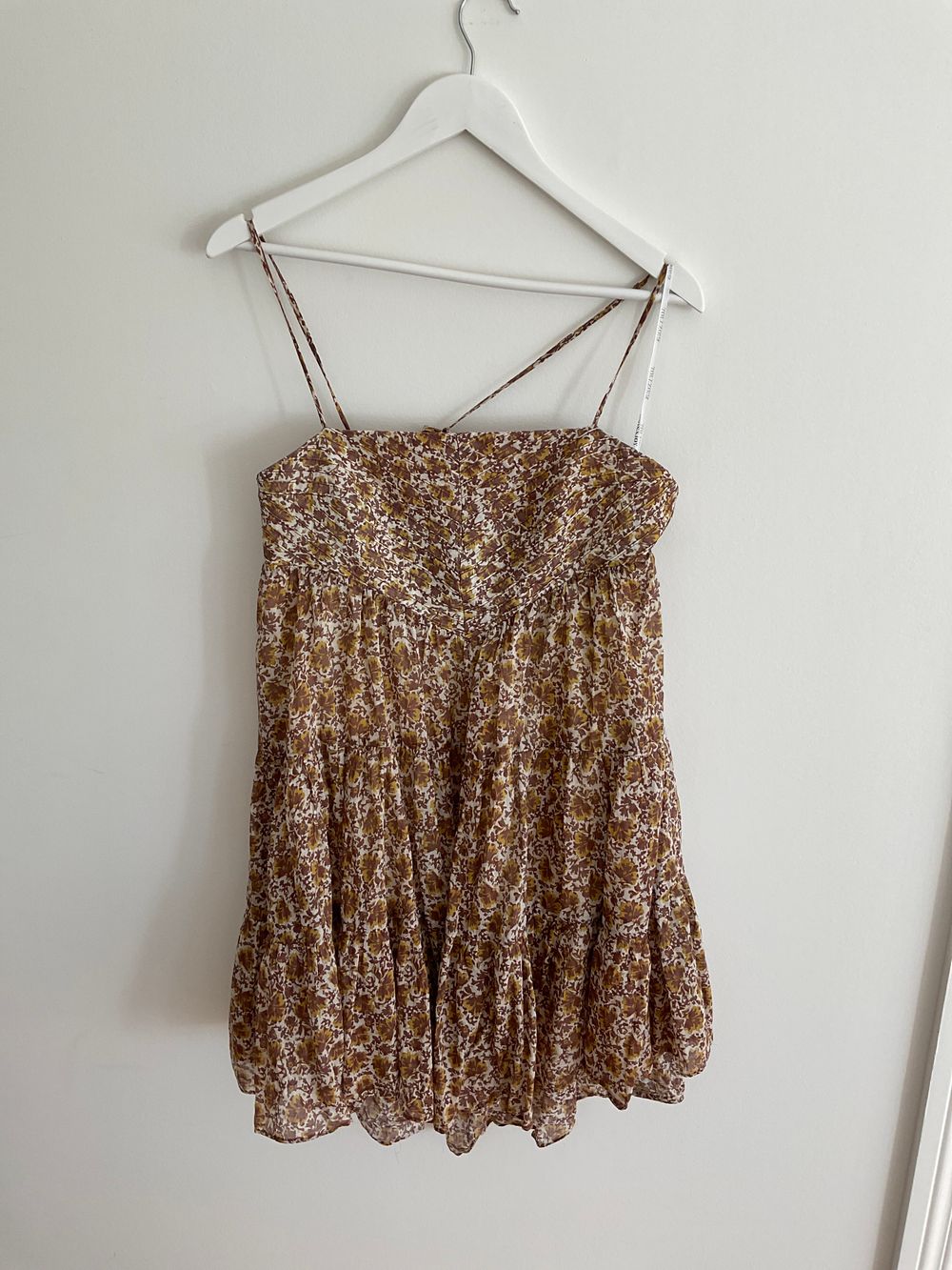 Shona Joy Brown Floral Dress