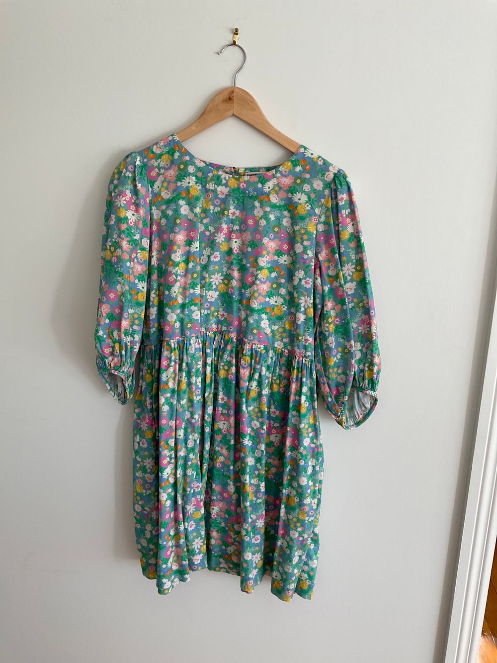 Twenty-Seven Names Blue Floral Print Dress