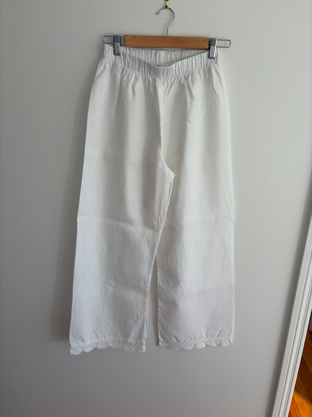 Caitlin Crisp White Pants