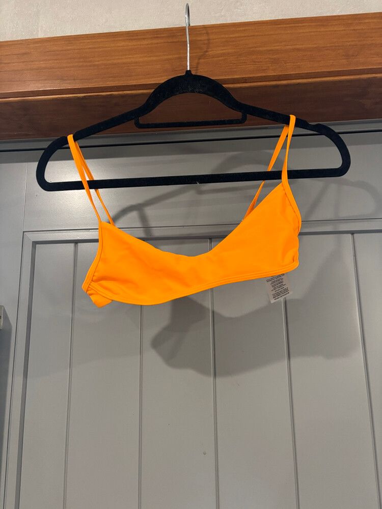Orange Bikini Top