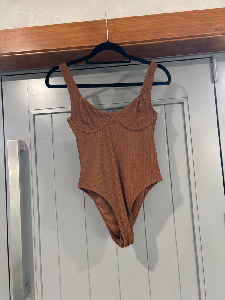 Brown Swimsuit