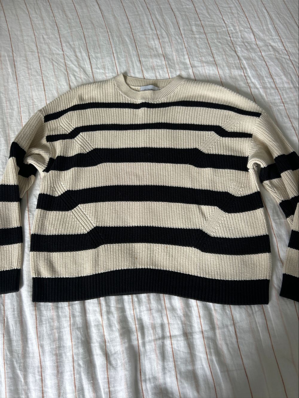 Stripy knit jumper