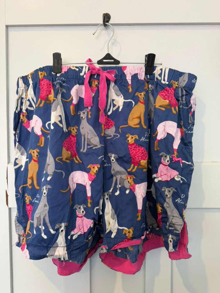 Peter Alexander Blue Dog Print Shorts