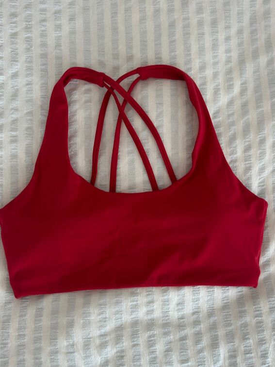 Muscle Republic Red Sports Bra