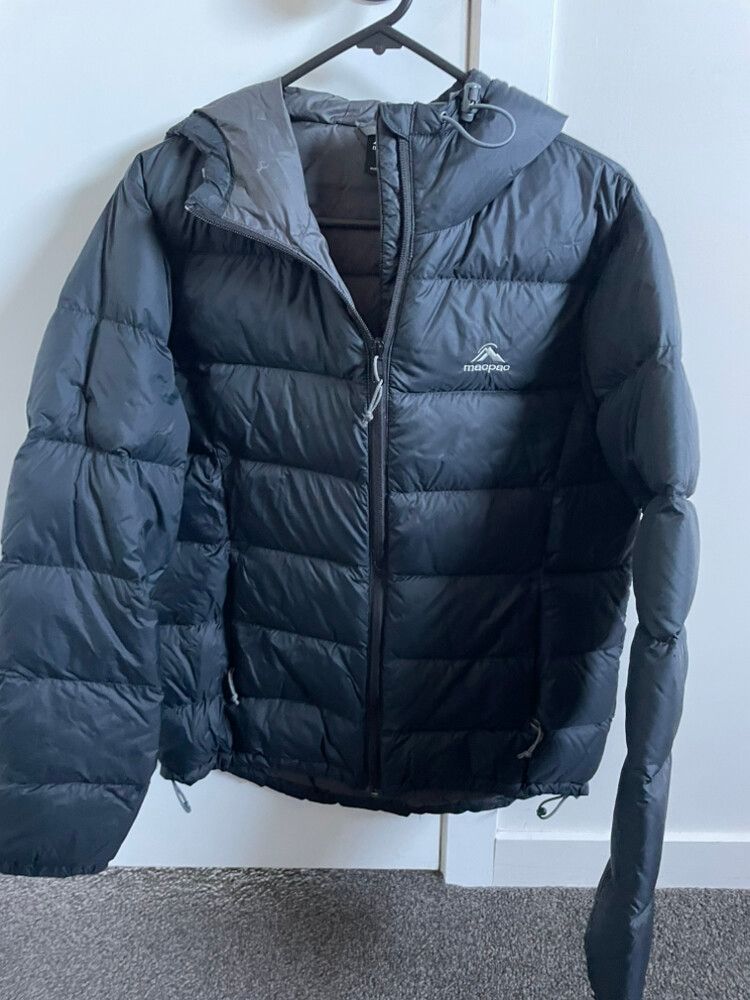 Macpac Black Puffer Jacket