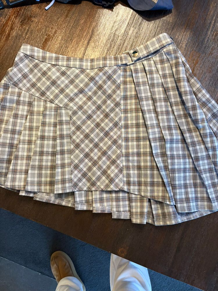 Tiger Mist Plaid Skirt