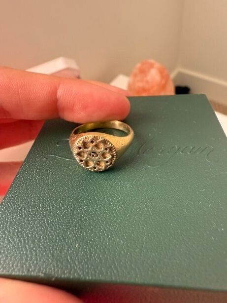 Zoe and Morgan ring