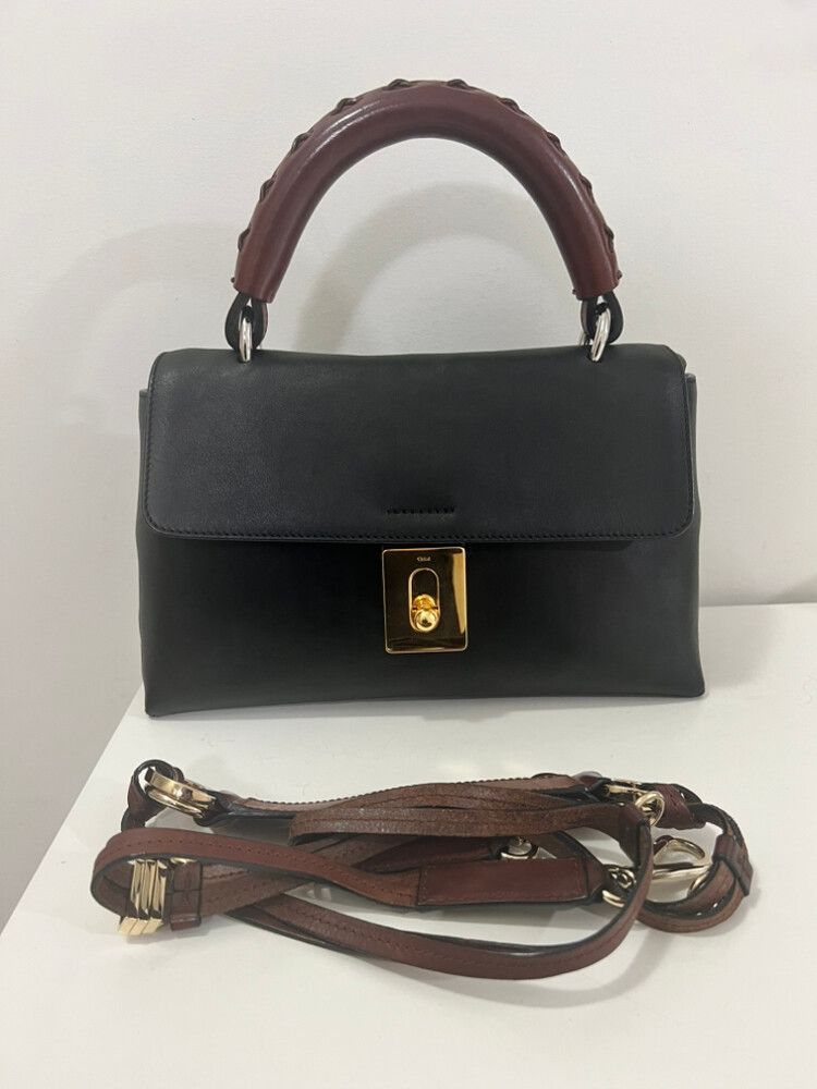 Chloé Fedora Black Handbag