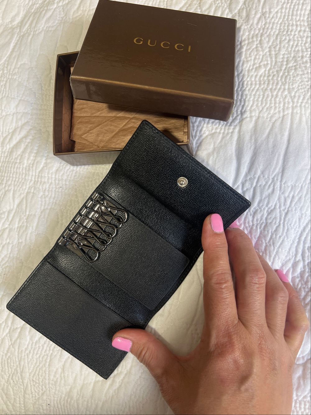 Gucci Black Key Holder