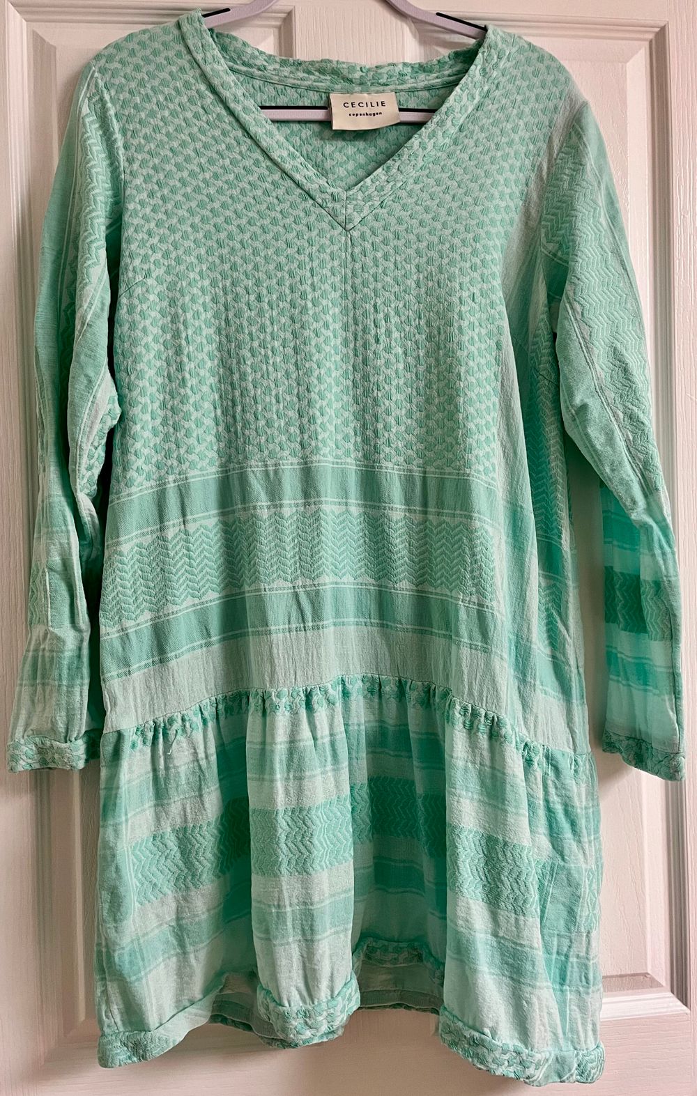 cecilie copenhagen green dress Copenhagen cotton
