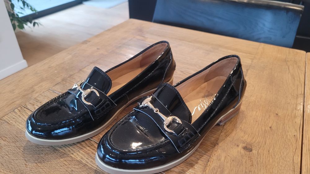 Miss Sofie Black Loafers