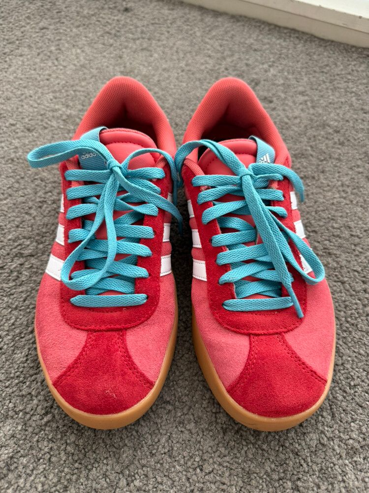Adidas Red White Sneakers