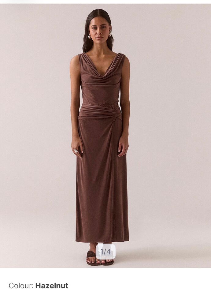 Sovere - Sovere Studio Hazelnut Maxi Dress on Designer Wardrobe