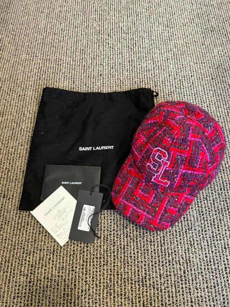 Yves Saint Laurent YSL - SAINT LAURENT Casquette Tweed Cap  display picture 1