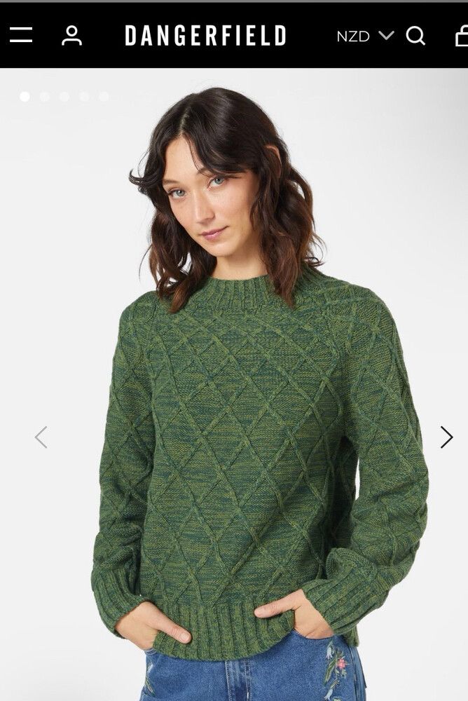 Danger field Princess highway sweater Green